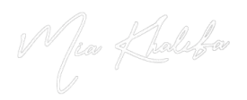 mia khalifa signature